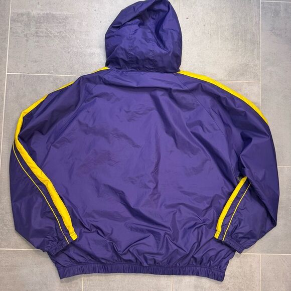 LSU Starter Windbreaker Hooded Jacket - Large - Embroidered Logo - Picture 10 of 10